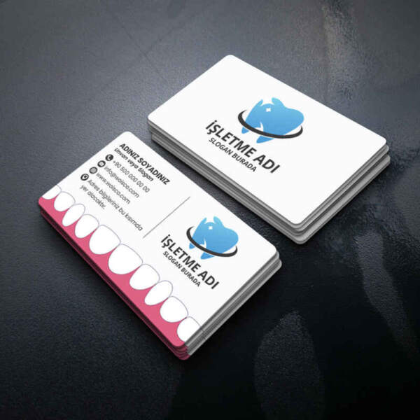 Diş Hekimi Kartvizit Baskı / 1000 Adet Kartvizit Bastırma (MD: DH007)