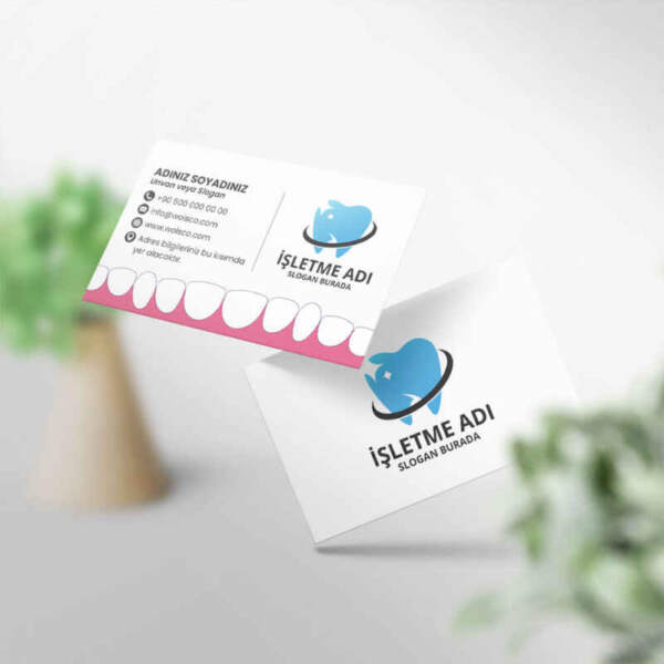 Diş Hekimi Kartvizit Baskı 1000 Adet (MD: DH007)