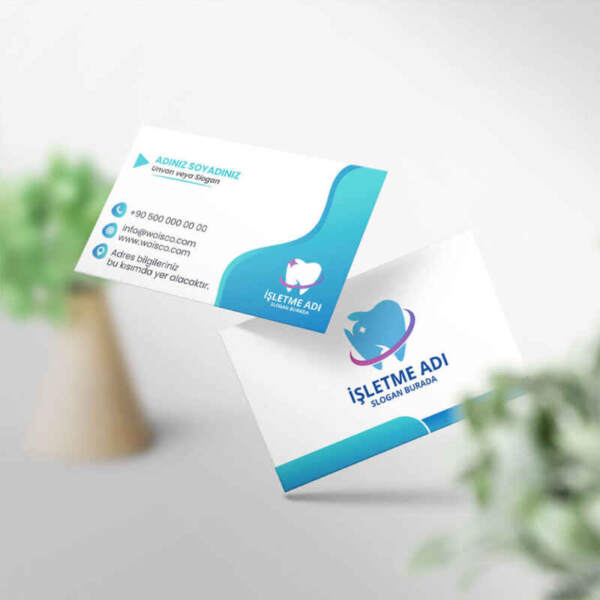 Diş Hekimi Kartvizit Baskı 1000 Adet Kartvizit Bastırma(MD: DH008)
