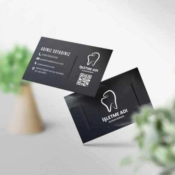 Diş Hekimi Kartvizit Baskı 1000 Adet Kartvizit Bastırma