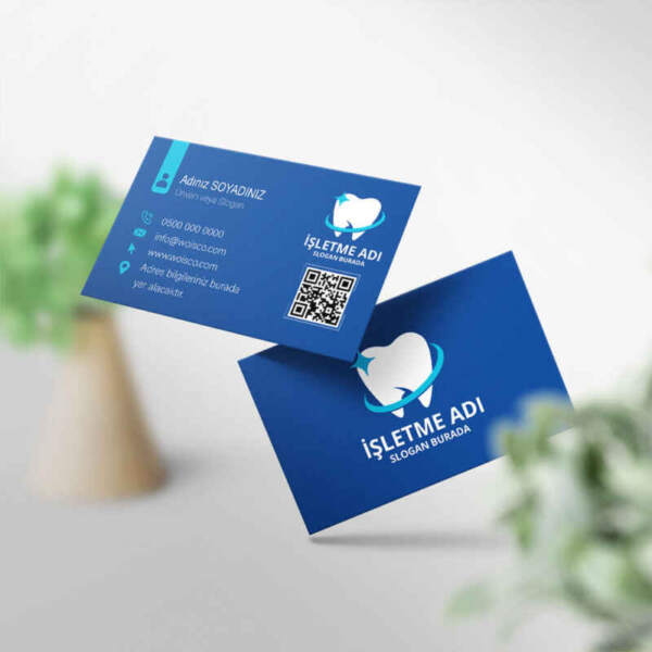 Diş Hekimi Kartvizit Baskı 1000 Adet / Kartvizit Bastırma