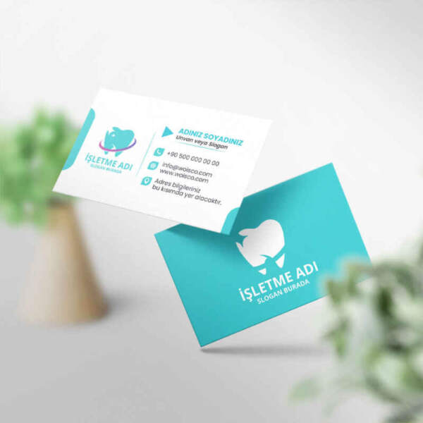 Diş Hekimi Kartvizit Baskı 1000 Adet (MD: DH011)