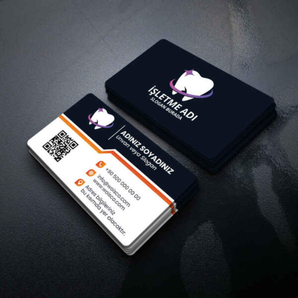 Diş Hekimi Kartvizit Baskı 1000 Adet / Kartvizit Bastırma