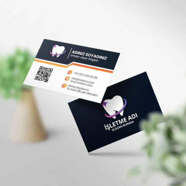 Diş Hekimi Kartvizit Baskı 1000 Adet (MD: DH012)