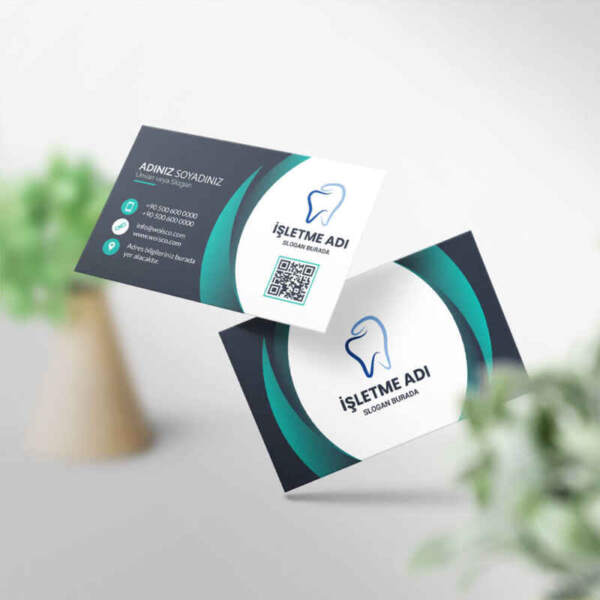 Diş Hekimi Kartvizit Baskı 1000 Adet / Kartvizit Bastırma