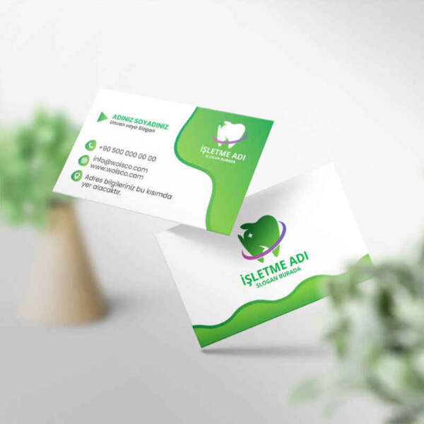 Diş Hekimi Kartvizit Baskı / 1000 Adet Kartvizit Bastırma (MD: DH002)