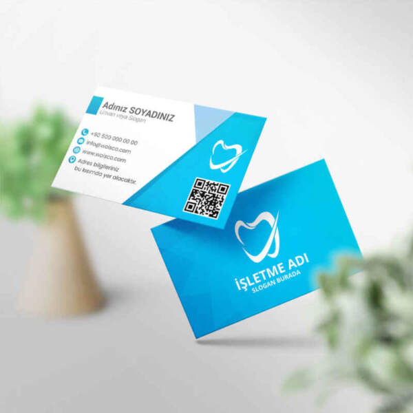 Diş Hekimi Kartvizit Baskı 1000 Adet (MD: DH015)