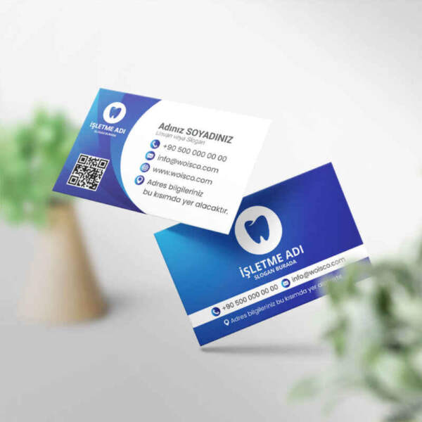 Diş Hekimi Kartvizit Baskı 1000 Adet (MD: DH016)
