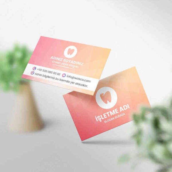 Diş Hekimi Kartvizit Baskı 1000 Adet (MD: DH020)