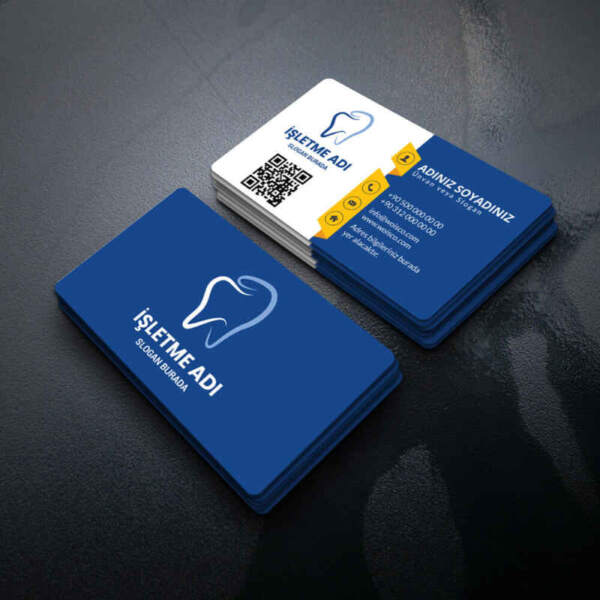 Diş Hekimi Kartvizit Baskı 1000 Adet (MD: DH021)