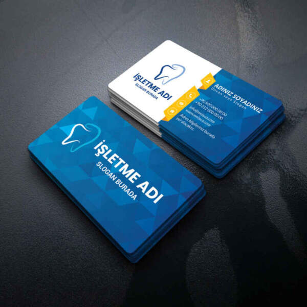 Diş Hekimi Kartvizit Baskı / 1000 Adet Kartvizit Bastırma