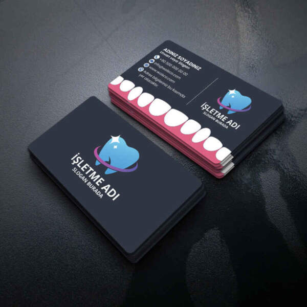 Diş Hekimi Kartvizit Baskı / 1000 Adet Kartvizit Bastırma