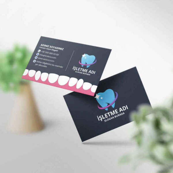 Diş Hekimi Kartvizit Baskı 1000 Adet (MD: DH023)