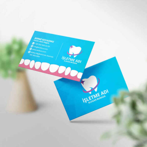 Diş Hekimi Kartvizit Baskı 1000 Adet (MD: DH024)