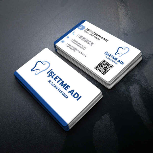 Diş Hekimi Kartvizit Baskı / 1000 Adet Kartvizit Bastırma