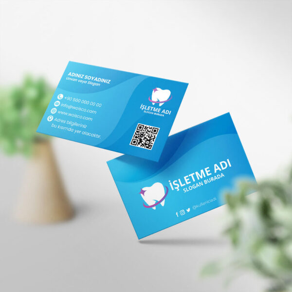 Diş Hekimi Kartvizit Baskı 1000 Adet (MD: DH003)