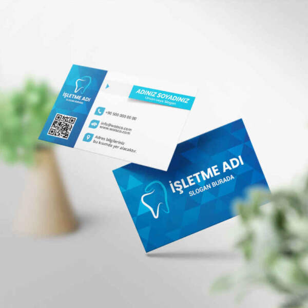Diş Hekimi Kartvizit Baskı 1000 Adet (MD: DH026)