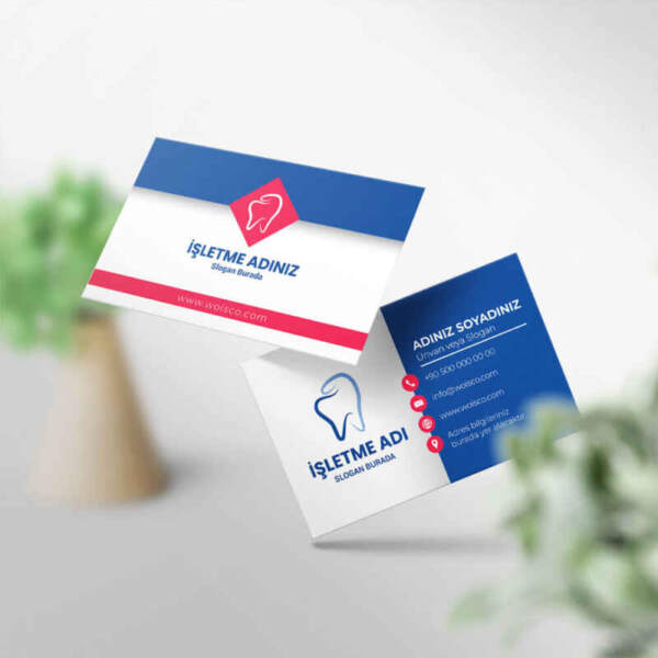 Diş Hekimi Kartvizit Baskı 1000 Adet (MD: DH028)
