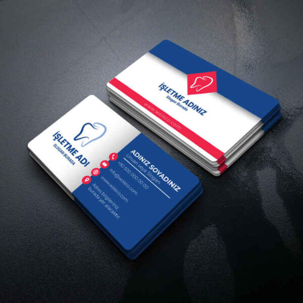 Diş Hekimi Kartvizit Baskı / 1000 Adet Kartvizit Bastırma