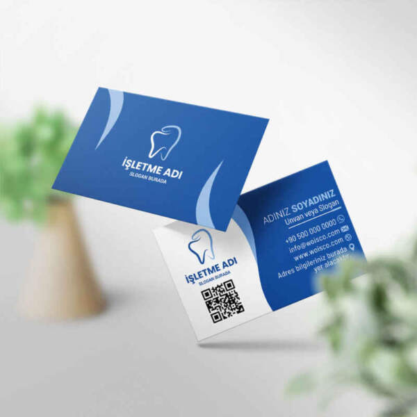 Diş Hekimi Kartvizit Baskı / 1000 Adet Kartvizit Bastırma