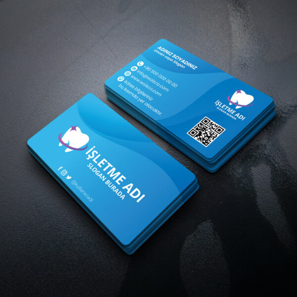 Diş Hekimi Kartvizit Baskı 1000 Adet (MD: DH003)