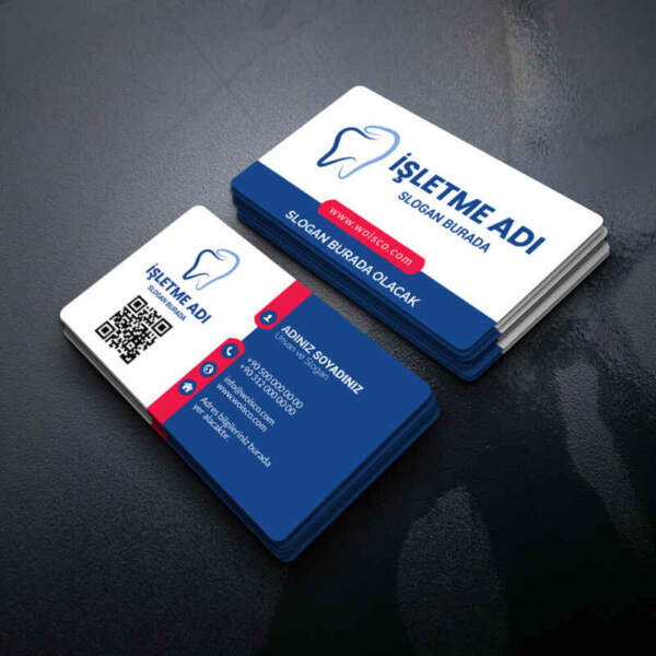 Diş Hekimi Kartvizit Baskı 1000 Adet (MD: DH030)