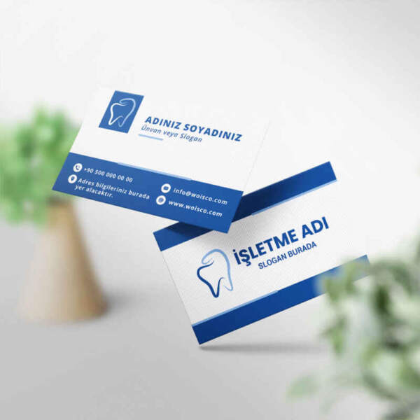 Diş Hekimi Kartvizit Baskı / 1000 Adet Kartvizit Bastırma