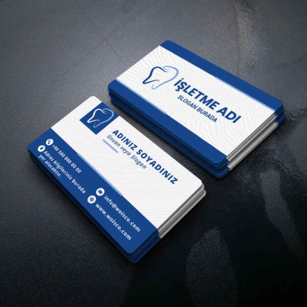 Diş Hekimi Kartvizit Baskı 1000 Adet (MD: DH031)