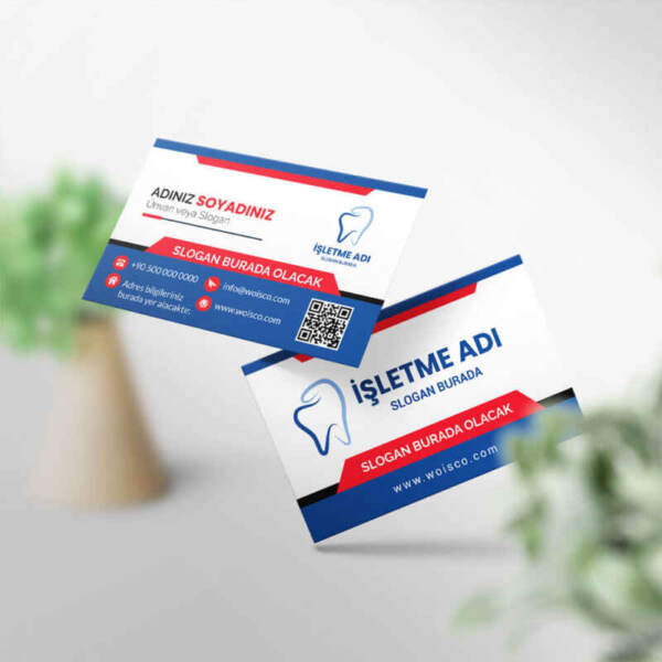Diş Hekimi Kartvizit Baskı / 1000 Adet Kartvizit Bastırma