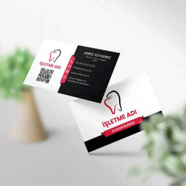 Diş Hekimi Kartvizit Baskı 1000 Adet (MD: DH034)