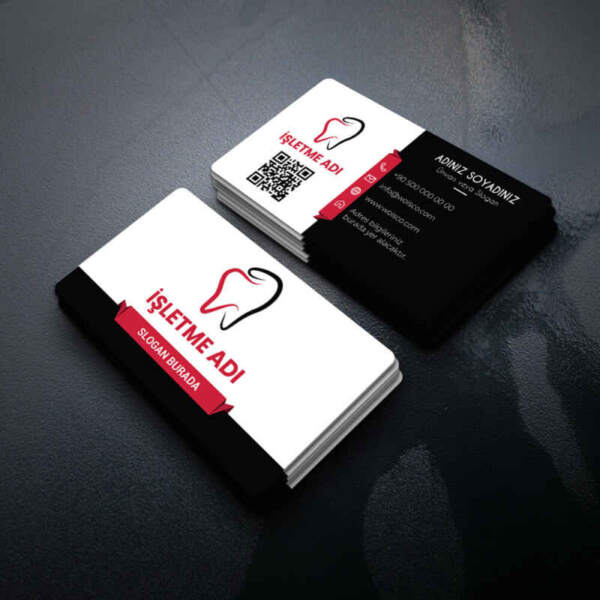 Diş Hekimi Kartvizit Baskı / 1000 Adet Kartvizit Bastırma DH034