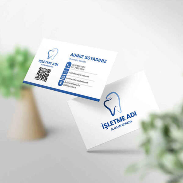 Diş Hekimi Kartvizit Baskı 1000 Adet (MD: DH035)