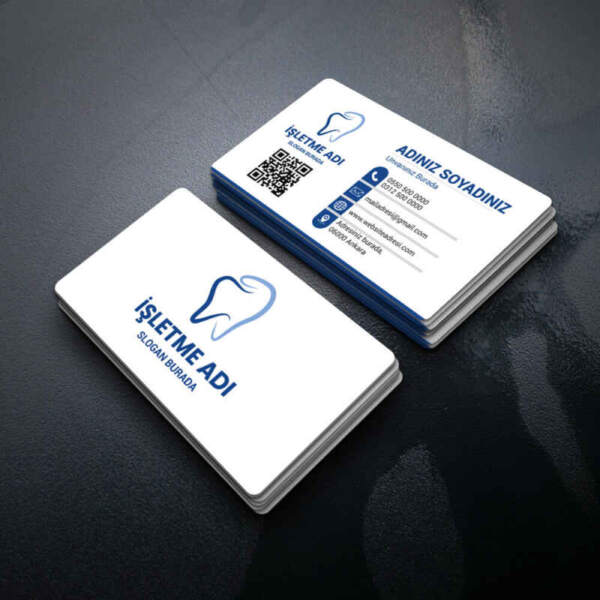 Diş Hekimi Kartvizit Baskı / 1000 Adet Kartvizit Bastırma DH035