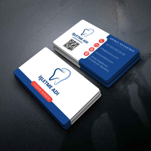 Diş Hekimi Kartvizit Baskı 1000 Adet (MD: DH037)