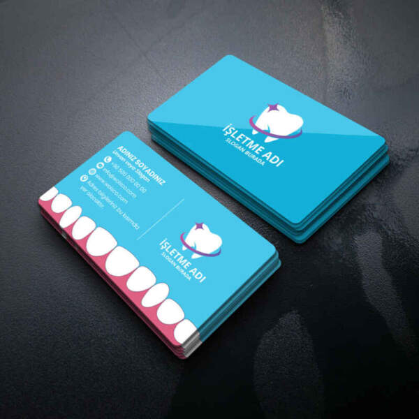 Diş Hekimi Kartvizit Baskı 1000 Adet Kartvizit Bastırma (MD: DH005)