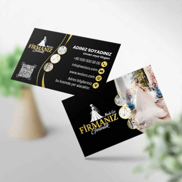 Gelinlik Kartvizit Baskı 1000 Adet (MD: GL009)