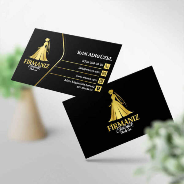 Gelinlik Kartvizit Baskı 1000 Adet (MD: GL001)