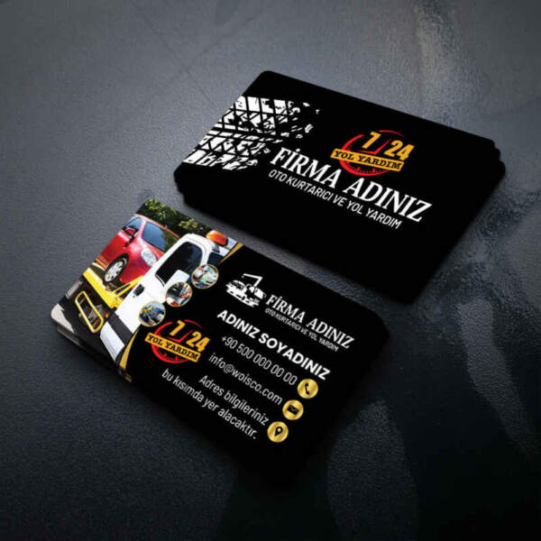 Oto Kurtarma Kartvizit Baskı / 1000 Adet Kartvizit Bastırma : BN305)