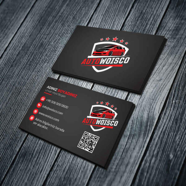 Oto Yıkama Kartvizit Baskı Md:YKN001 1000 Adet Kartvizit Bastırma