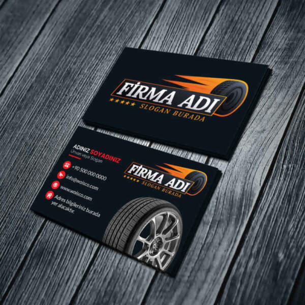 Lastikçi Kartvizit Baskı / 1000 Adet Kartvizit Bastırma Md:LS002