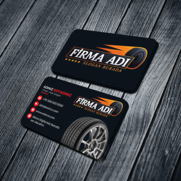 Lastikçi Kartvizit Baskı / 1000 Adet Kartvizit Bastırma Md:LS002