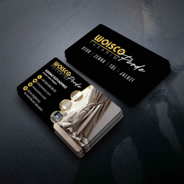 Perdeci Kartvizit Baskı 1000 Adet Kartvizit Bastırma