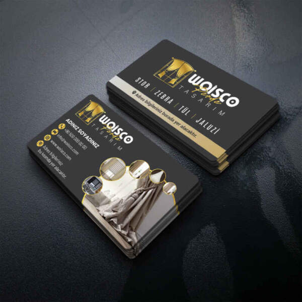 Perdeci Kartvizit Baskı 1000 Adet Kartvizit Bastırma