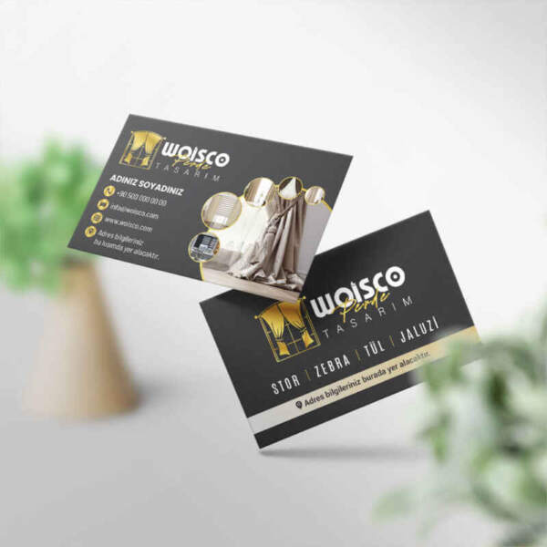 Perdeci Kartvizit Baskı 1000 Adet / Kartvizit Bastırma