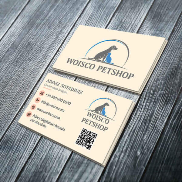 Petshop Kartvizit Baskı Md:PL007