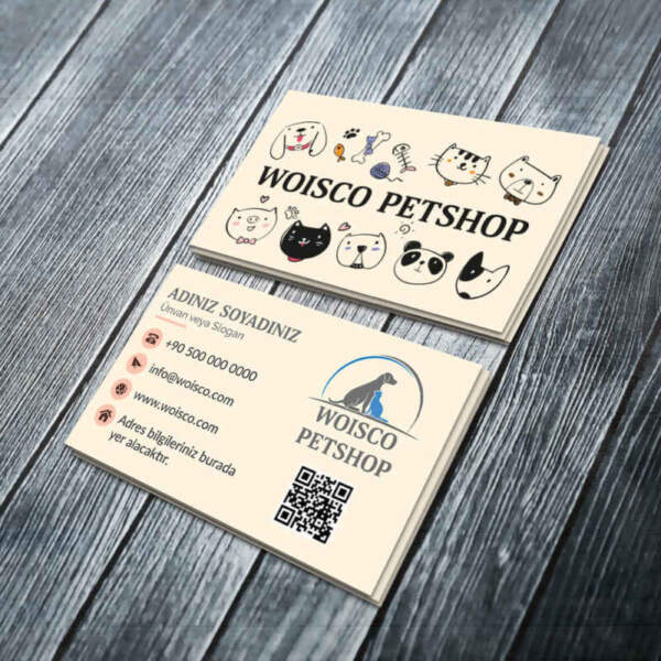 Petshop Kartvizit Baskı Md:PL008