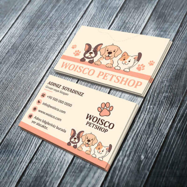 Petshop Kartvizit Baskı Md:PL009