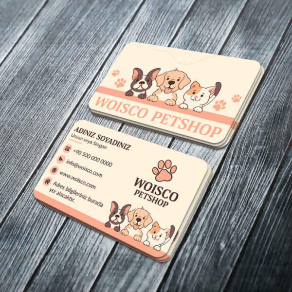 Petshop Kartvizit Baskı Md:PL009