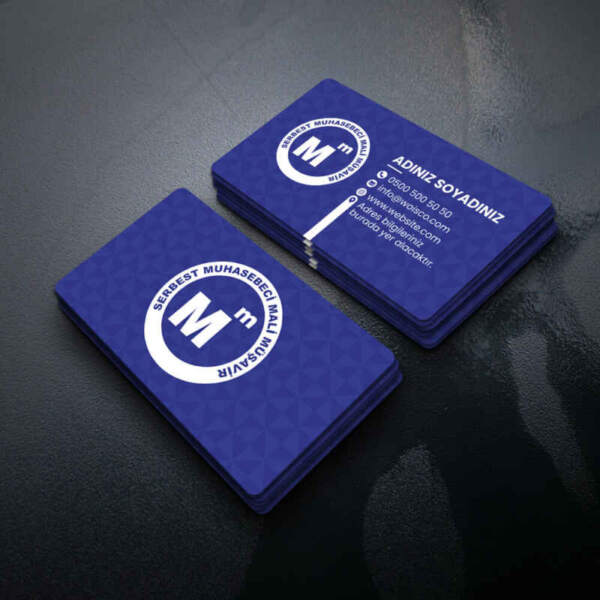 Muhasebeci Kartvizit Baskı 1000 Adet (MD: SM009)