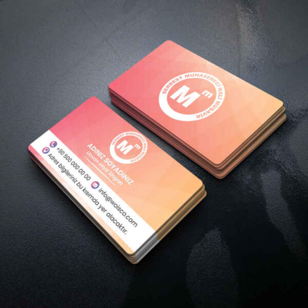 Muhasebeci Kartvizit Baskı 1000 Adet (MD: SM016)